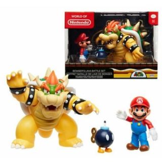 Coffret diorama Super Mario et Bowser