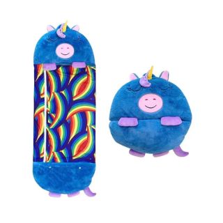 Sac de Couchage de Dessin Animé Chaud et Doux-Bleu