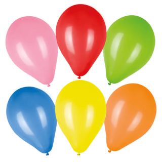 Sachet 100 ballons Multicolores