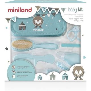 Miniland Trousse de soin santé et toilette bébé Bleu