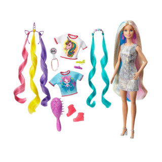 Mattel Poupée Barbie cheveux fantastiques 