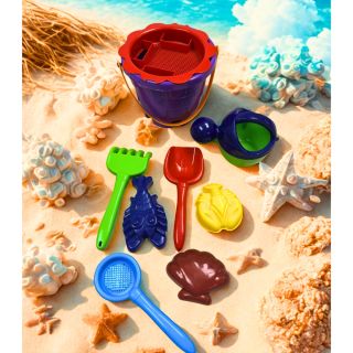 Seau de Plage Avec Multi-Accessoires 