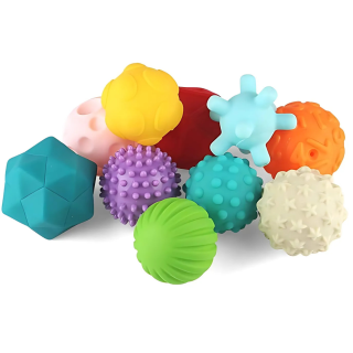 Set de 10 Balles Sensorielles - Huanger