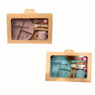 Set Repas  6M+ En Silicone - Yummy