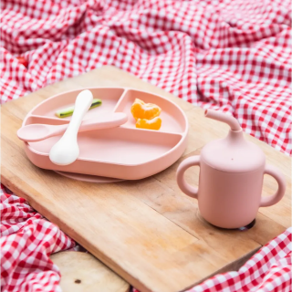 Set Repas  6M+ En Silicone - Yummy