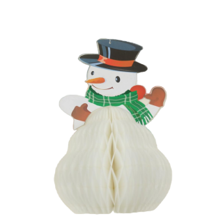 Bonhomme De Neige En papier Déco Noël