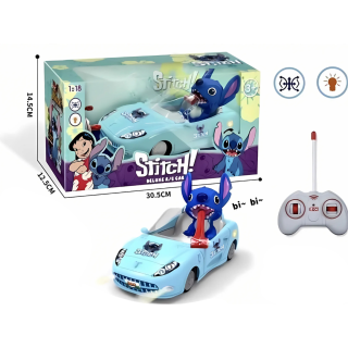 Voiture Stitch R/C - décapotable 