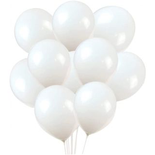 100 Ballons Blanc