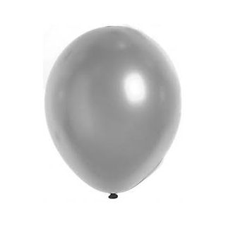 Sachet 100 ballons métallisés argent