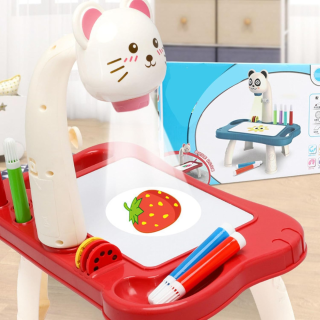 Table Avec Projecteur de Dessin-Chat