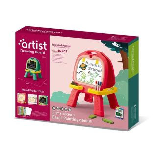 Tableau magnétique double face pour enfants – Écriture et dessin 