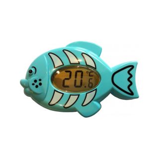 Thermométre de bain poisson bleu blister