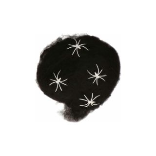 TOILE D'ARRAIGNEE NOIRE 60GR + 4 ARRAIGNEES