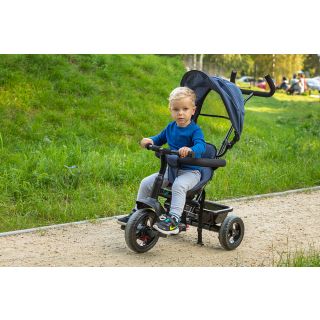 Tricycle 3en1 Mila 360° Blue Marine - Qkids