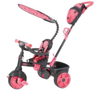 Tricycle - 4 En 1 Deluxe Edition- Rose - Little Tikes
