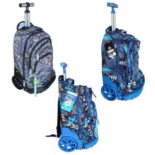 Trolley 18" 2barres+Sac à Gouter +Trousse Avec Base Rigide  + Porte Clé