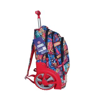 Trolley 18" 3Poches  +Sac à Gouter+ Trousse+ Porte Clé-Modèle 1