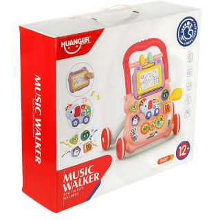 Trotteur Musical et Interactif Rose