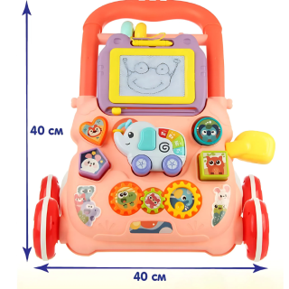 Trotteur Musical et Interactif Rose
