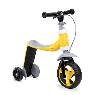 MoMi Trottinette 2 en 1 Elios Jaune