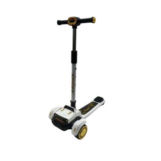 Trottinette Voiture Pour Enfant Pliable et Musical-Gris