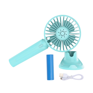 Ventilateur Portable Rechargeable-Turquoise