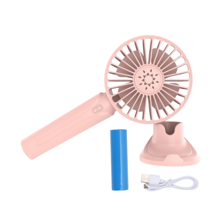 Ventilateur Portable Rechargeable-Rose