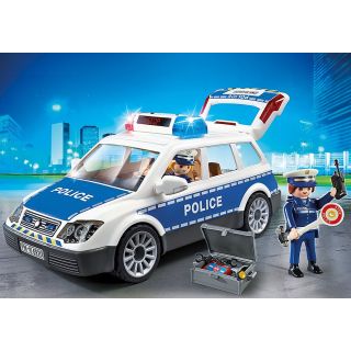 Voiture de policiers avec gyrophare  Playmobil 