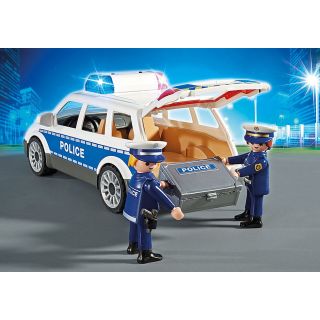 Voiture de policiers avec gyrophare  Playmobil 