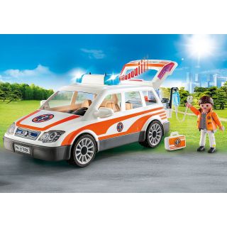 Voiture et ambulancier-Playmobil