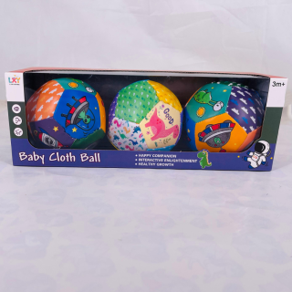 Balle en Tissu pour Bébé : Compagnon de Jeu Doux et Sûr