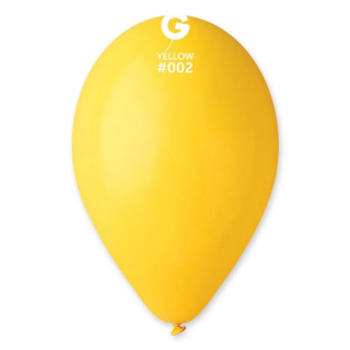 Sachet 100 ballons Jaune 26cm 94015