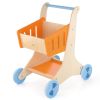 Caddy de supermarché en bois